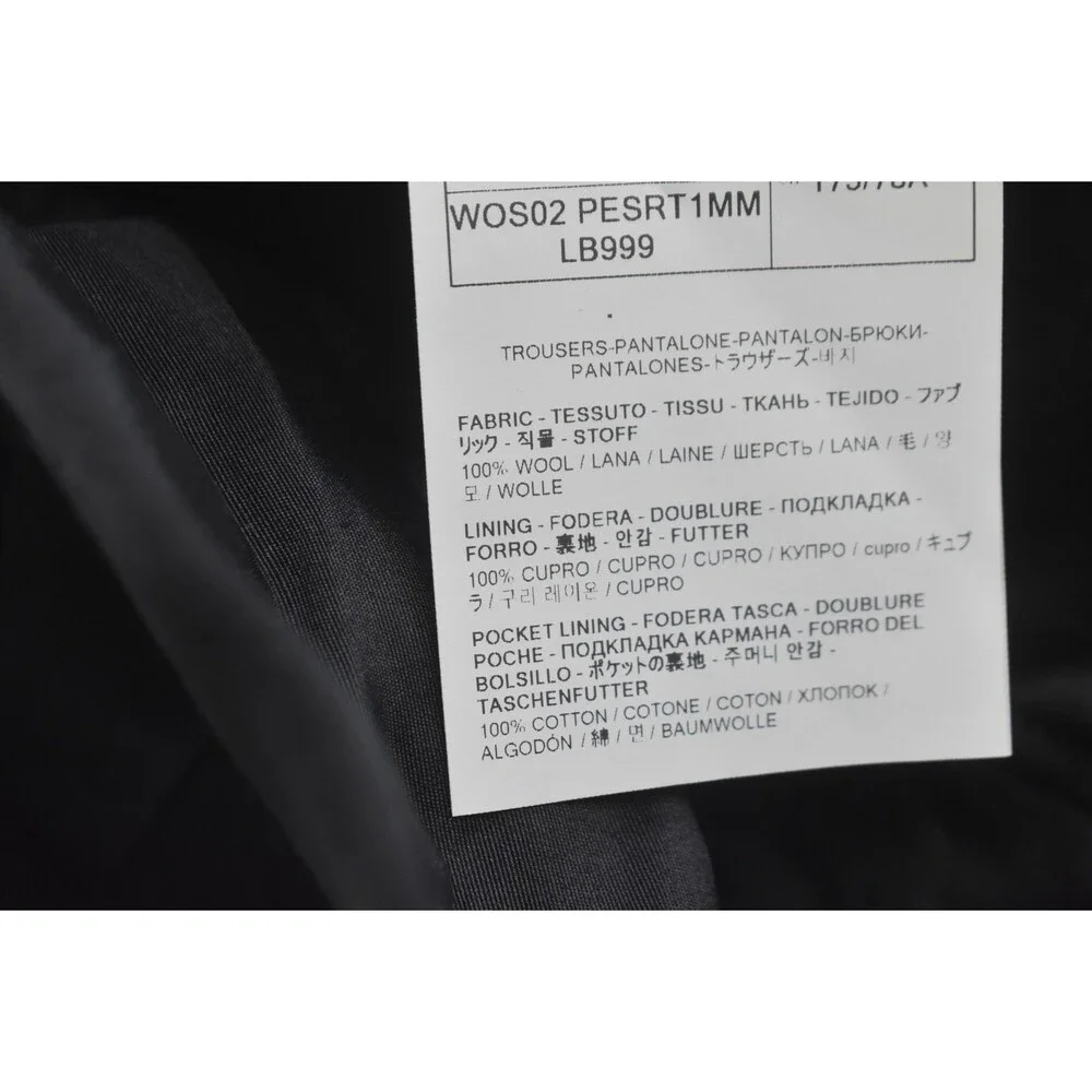 Tom Ford Tuxedo Suit Pants Mens 33x32 Black Wool Slim Fit Side Stripe Formal
